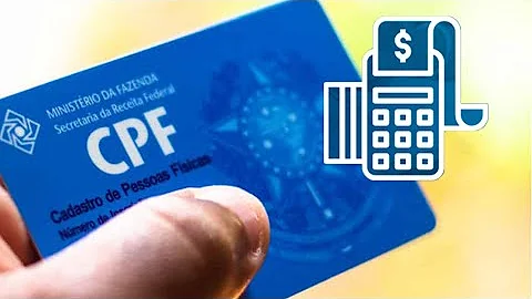 Como faço para cadastrar CPF na nota?