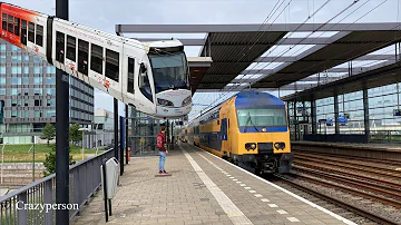 Trein Tram Bus op Station Den Haag Ypenburg (2025) | NS HTM EBS