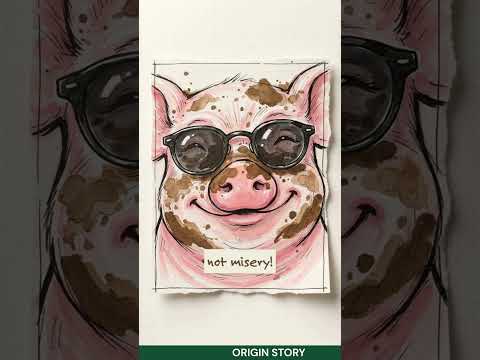 Happy as a pig in mud Aussie Slang Origin Story