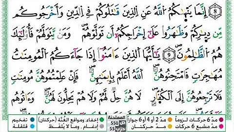 سورة الممتحنة 