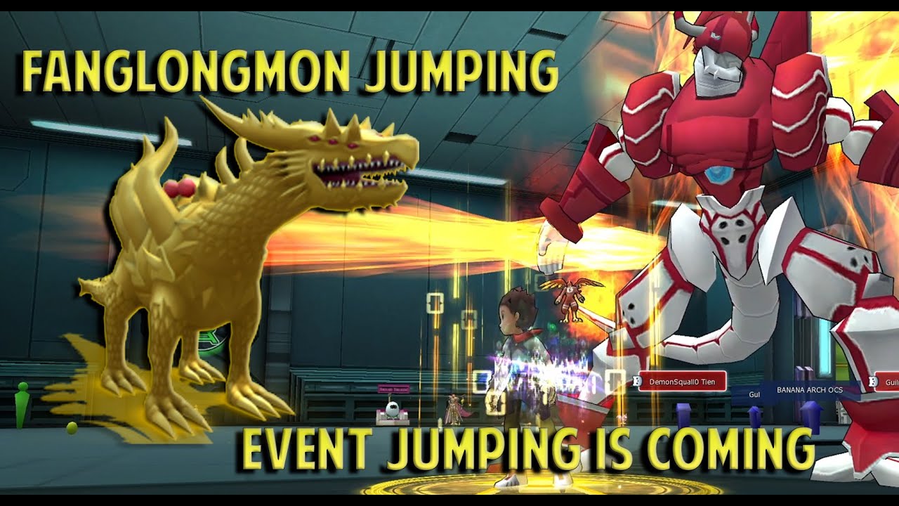 DMO Update & Events : Free Fanglongmon (Shin) Jumping Event & More! -  Digimon Masters Online NADMO 