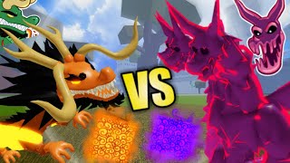 DRAGON vs VENOM no BLOX FRUITS!! QUAL FRUTA É A MAIS OP??! 