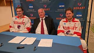 NCAA QUARTERFINAL PRESS CONFERENCE: Hobart Hockey
