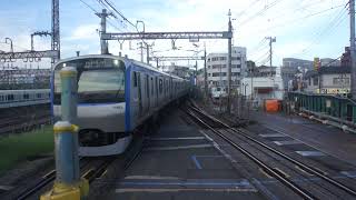 11000系セカンドナンバ—11902F快速横浜行き海老名駅到着　M4H01284