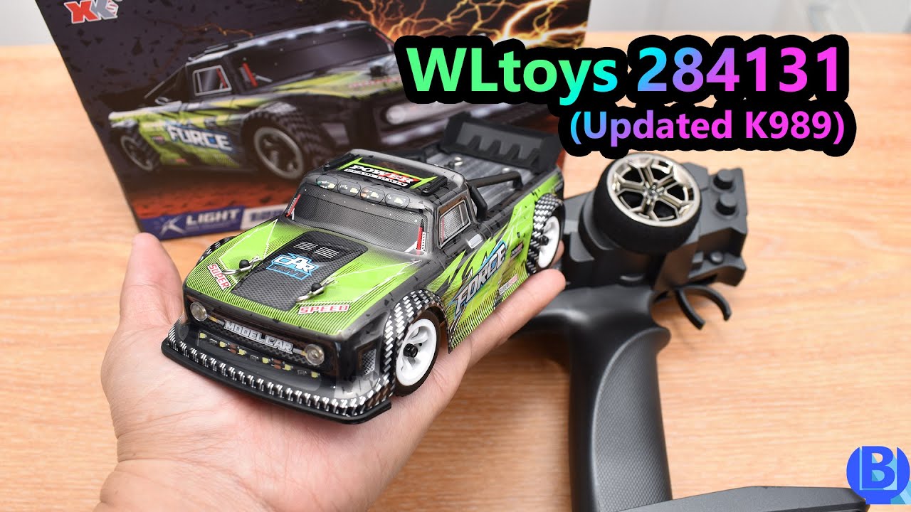 Unboxing + Test Wltoys K969 K989 284131 1/28 4WD Mini Rc Car Drift