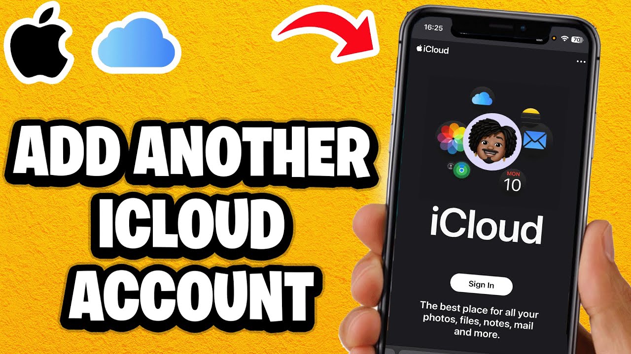 How To Add Another iCloud Account On iPhone - Fastest Guide - YouTube