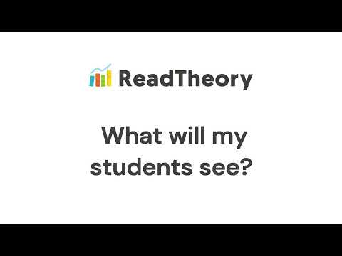 Getting Started With ReadTheory: What will my students see?