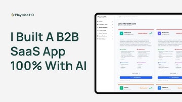 I Built A B2B SaaS App 100% With AI | Insights & Lessons
