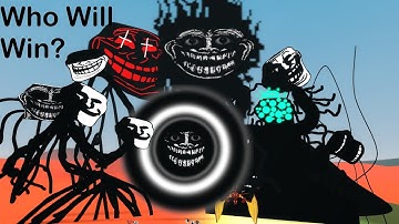 All Trollge SNPCs Fight (Updated) - GarrysMod Sandbox (Trollge Mod Pack)