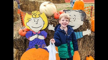 Pumpkin Patch visit on the farm First Preschool Field Trip Hay Rides and Chasing Chickens!