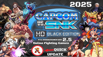 CAPCOM VS SNK HD BLACK EDITION 2.5 UPDATE 2025 - MUGEN/IKEMEN GO Games [PC/Android] [Download Link]