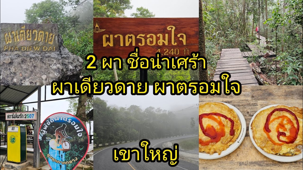 2 ผา ชื่อน่าเศร้า ผาเดียวดาย ผาตรอมใจ เขาใหญ่