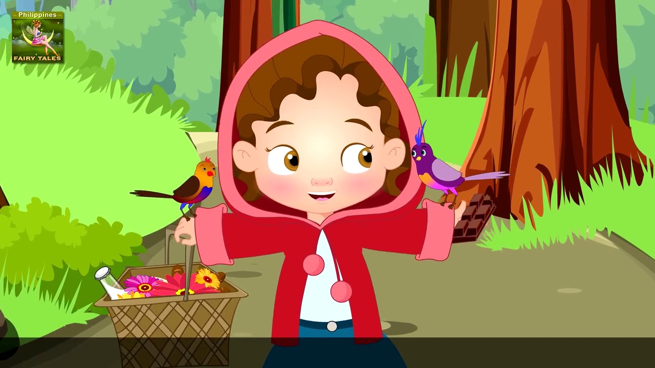 Si Little Red Riding Hood Kwentong Pambata alog Mga Karikatura 4k Filipino Fairy Tales Youtube