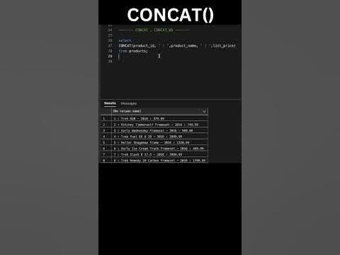 How to CONCAT STRING in SQL Server | How to JOIN STRING in SQL | CONCAT ...