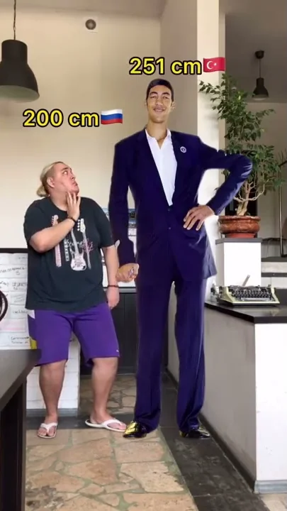 World TALLEST people HEIGHT comparison