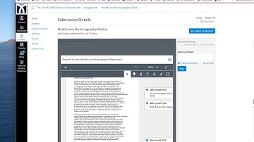 How To View Instructor Comments in Canvas