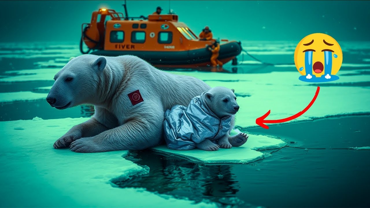 Heartwarming Rescue of a Polar Bear and Her Cub in the Arctic - YouTube