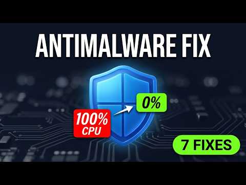 Windows Defender High CPU Usage? 7 Fixes for Antimalware Service Executable (2026)