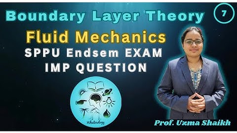 Lecture 7: UNIT-III Boundary Layer Theory in a Flowing Fluid