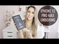 IPHONE 12 PRO MAX UNBOXING // FIRST REACTION // PLUS APPLE AIRPODS UNBOXING