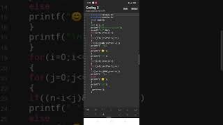 c program to print double triangle 😊