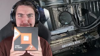 как я собирал компьютер на amd RYZEN 7800X3D