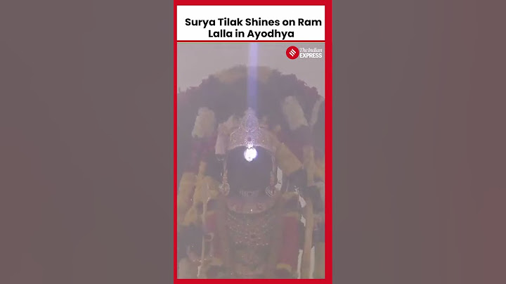 ‘Surya Tilak’ Graces Ram Lalla’s Forehead on Ram Navami at Ayodhya’s Ram Janmabhoomi Temple