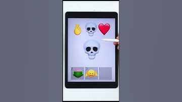 Thumbnail of Name this emoji 💀👧#digitalart #funny  #emojichallange