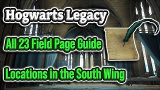ALL 23 South Wing Field Guide Page Locations | Hogwarts Legacy 100% Walkthrough