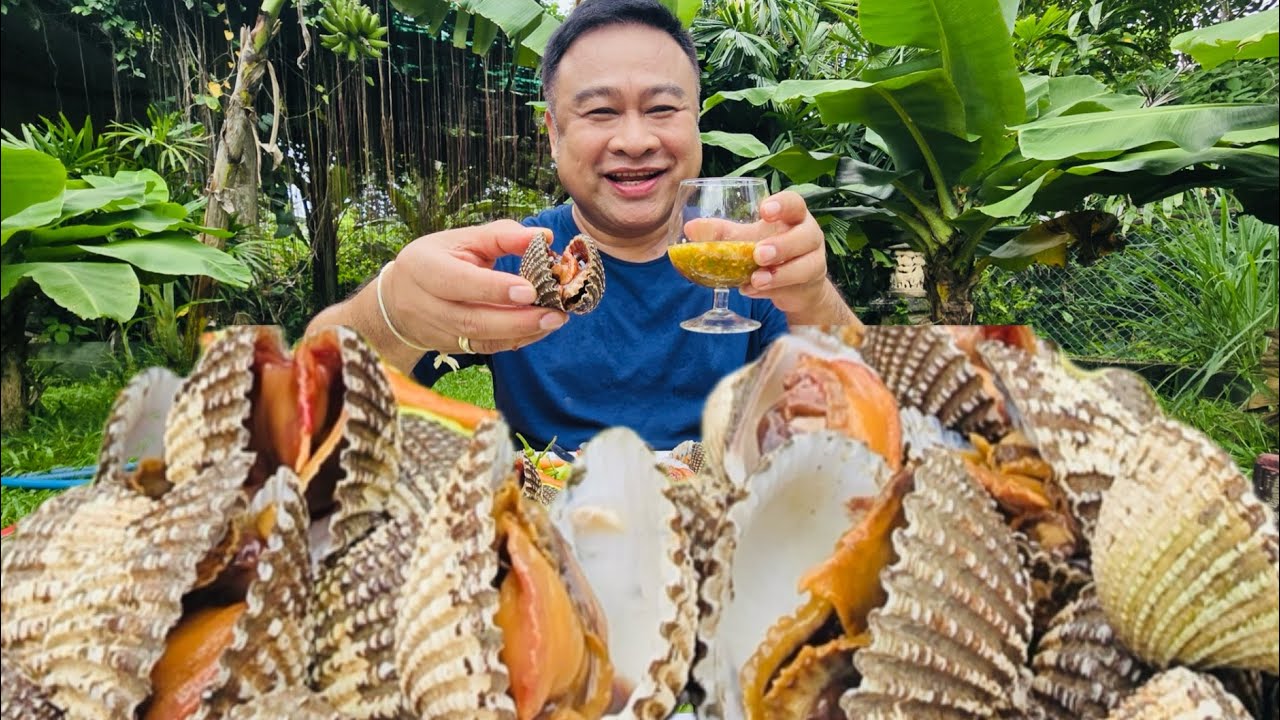 วันนี้พามาเลือกอาหารทะเลสดๆที่แสมสาร“ หอยแครงจักรพรรดิ์กับน้ำจิ้มซีฟู้ด | ครัวชัวร์แน ￼