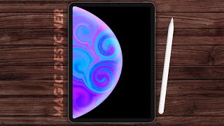 Procreatede Gezegen Çizimi Hızlı Çizim Magic Designer