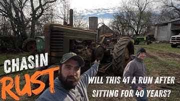 1941 John Deere: 40Years Silent...Will It Run Today?