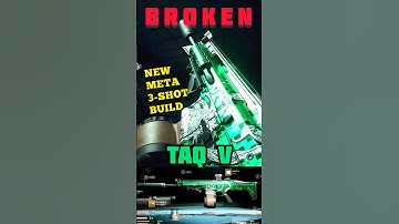 This TAQ V Best 3-Shot Build is CRAZY | Meta Class | BROKEN | MW2 | COD Warzone 2 #shorts #viral