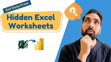 How to get data from hidden Excel Worksheets? #powerbi #biconsultingpro #excel