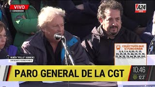 🗣 "No va a pasar esta ley que pone de rodillas a los trabajadores" - Rubén Pollo Sobrero