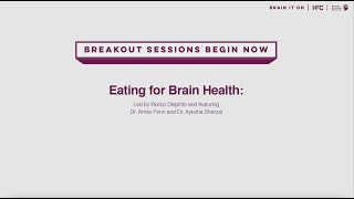 Breakout #1 - Eating for Brain Health: How To Get Started