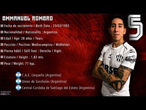 Emmanuel Romero #5 // Mediocampista -  Midfielder // Central Cordoba 2020