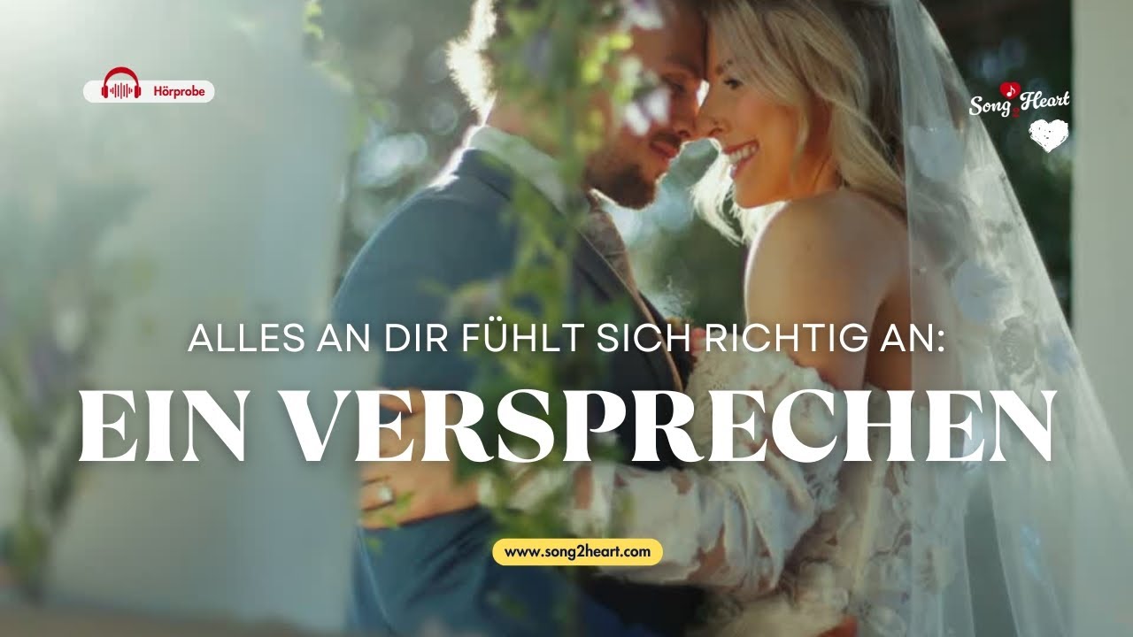 Alles an dir fühlt sich richtig an | Großer Hochzeitssong als persönliches Geschenk