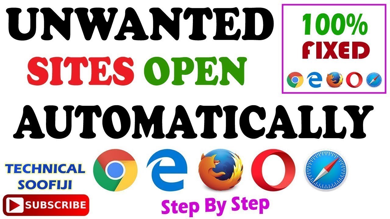 How To Stop Unwanted Sites Open Automatically In Google Chrome