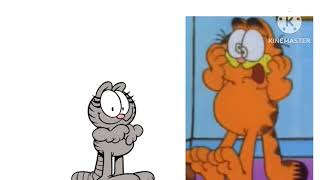 Pizza Tower Screaming Meme (Garfield Version) Resimi