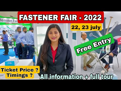 FASTENER FAIR - 2022 pragati maidan delhi | fastener fair india | pragati maidan exhibition