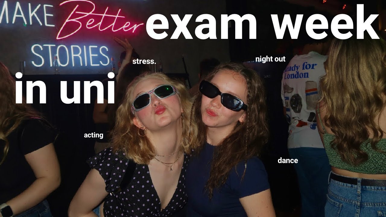 EXAM WEEK VLOG | as a first year musical theatre student at uni