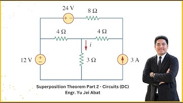 Superposition Theorem Part 2 - Electrical Circuits Analysis DC