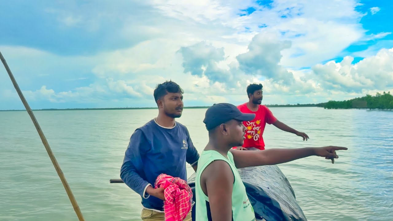 বাঘের গর্জনে আমরা সবাই কেঁপে উঠলাম,সুন্দরবন নদীতে মাছ ধরতে গিয়ে!!!