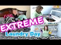 EXTREME Laundry Day | *NEW* PRODUCT REVIEW | LAUNDRY ROUTINES BIG FAMILY | LAUNDRY MOTIVATION 2021