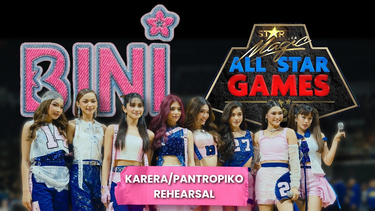 BINI's Rehearsal for Star Magic All Star Games | whatdarylldid
