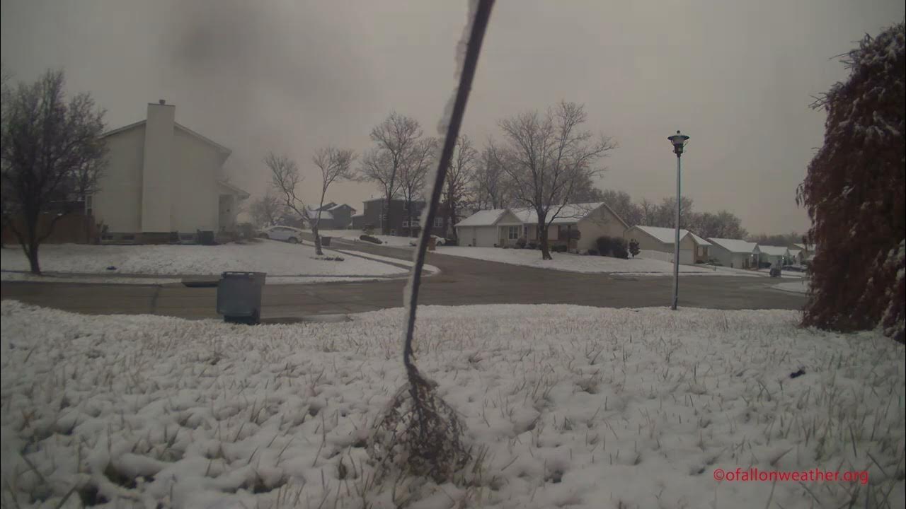 Winter Storm Kassandra Time Lapse from O'Fallon, MO YouTube