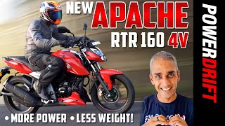 New TVS Apache RTR 160 4V | First Ride Review | PowerDrift screenshot 2