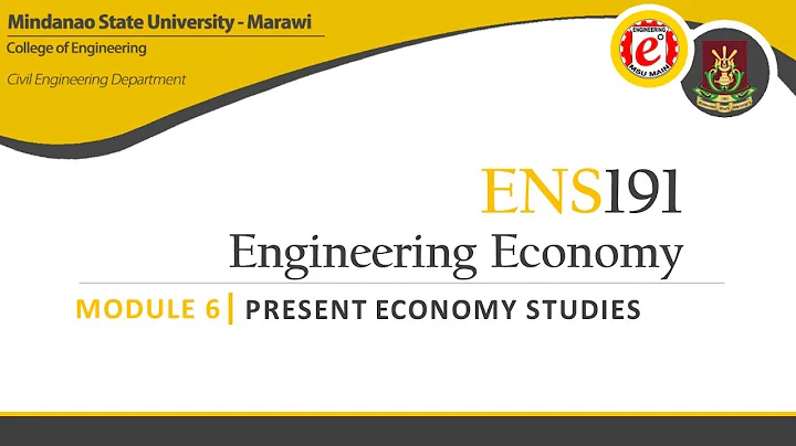 [ENS191 | Engineering Economy] Module 6: Present Economy Studies - DayDayNews