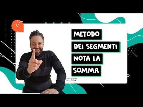 METODO DEI SEGMENTI NOTA LA LORO SOMMA - come funziona, applicazioni e una curiosità